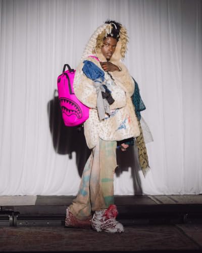 Sprayground SHARK CENTRAL 2 PINK CODE BACKPACK