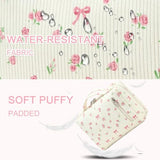 Bluboon Makeup Bag Zipper Pouch Travel Portable Cosmetic Bag Organizer for Women and Girls