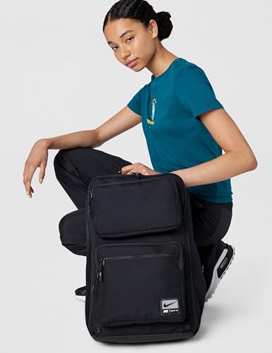Nike Utility Speed Backpack 2.0, Black/Black/White, MISC
