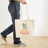CafePress Obey The Groomer Tote Bag Reusable Natural Beige Canvas Shopping Bag
