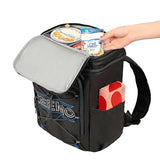 ZEEMO Backpack Cooler for Men, Insulated Leak Proof Lunch Bag, Large Capacity Lightweight Rucksack for Picnic, Beach, Backyard, Black