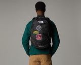 The North Face Borealis Commuter Laptop Backpack - Water Repellent, Laptop Sleeve, Large Main Compartment, TNF Black U Borealis Patch/TNF White, One Size