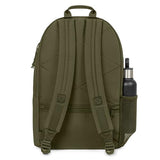 EASTPAK Padded Double – 24L Squared Backpack with Dual Front Pockets, 13” Laptop Sleeve, Bottle Holder & Padded Straps, Dark Grass