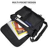 WITZMAN Messenger Bag for Men Nylon Large Laptop Bag Fits 15.6 Inch