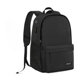 LELExilan Multifunctional Casual Backpack for Men Women, Lightweight Water-Resistant School Bookbag for College Work Travel, Black 01