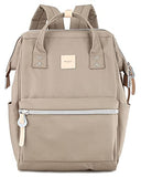 himawari Laptop Backpack for Women&Men Travel With USB Charging Port Large Business Bag Water Resistant College Computer Doctor (1881-Khaki, Regular)
