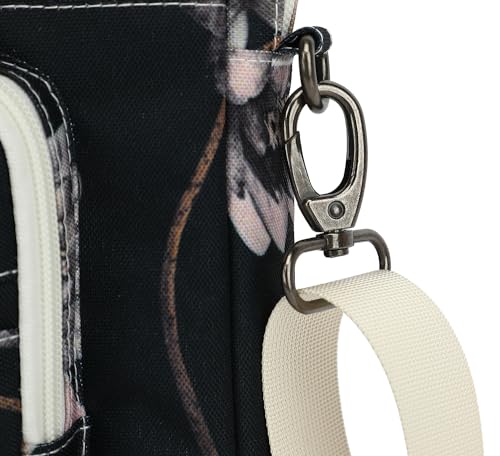 DACHEE 15-15.6 inch Laptop Shoulder Bag, for MacBook Pro 16, Hp Lenovo Dell 14 inch Waterproof Messenger Bag Case Sleeve (NEW Lotus Bag, 15 inch/15.6 inch)…