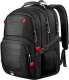 JARWAM 18.4-19 Inch Extra Large Gaming Laptop Backpack with LifetimeWarranty, 55L Airline Approved TSA Friendly Carry On Work Travel Computer Bag for Men & Women, Black
