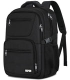BICPSRO Black backpack for school, School Backpack for boys teens, Backpacks for men, College high middle school bookbag Fits15.6 Inch Laptop with Reinforced Straps, Boys backpack, Book bag