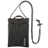 MAXPEDITION Platy Pocket Organizer, Durable EDC Tool Pouch for Men, Neck Wallet with Paracord Lanyard, Holds Flashlight, Multitool, Pen, Notebook (Black, 5" x 7")