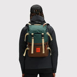 Topo Designs Rover Pack Classic - Daily Daypack for Commutes, Day Trips, Hikes, Iconic Denver Design, Recycled Nylon Durable Construction, PFAS-Free, Fair Trade, BlueSign Approved (Black/Black)