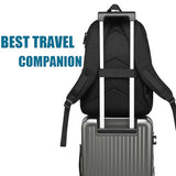 FEDESERN Smell Proof Backpack with Lock,Water Resistant Smell Proof Bags Travel Laptop Backpack,Large Capacity Carbon Enduring Smell Proof Stash Bag with Lock for Men Women (Black)