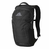 Gregory Nano 18L Unisex Day Hiking/Commuter/Active Travel Backpack, Breathable Backpanel, Hydration Port, One Size Fits All, Obsidian Black