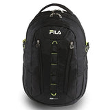 Fila Vertex Tablet and Laptop Backpack, Black/Neon