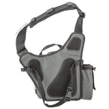 MAXPEDITION Jumbo Versipack (Wolf Gray) 7.4L Tactical Crossbody Sling Bag for EDC, CCW Concealed Carry, Survival, Includes Ergonomic 2" Strap with Comfortable Pad, 0412W