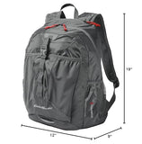 Eddie Bauer Stowaway Packable Backpack | Travel | Outdoor | Lightweight | Foldable | Durable | Ripstop Polyester | 30L - Dark Smoke