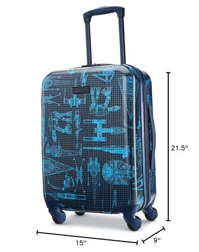 American Tourister Star Wars Hardside Spinner Wheel Luggage, Intergalactic, Carry-On 20-Inch