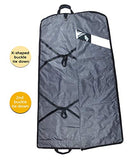 66'' Tri-fold Extra Long Dress Garment Bag, Premium & Breathable Tear-resistant Hanging Suit Cover for Travel and Storage