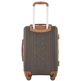 Wrangler 22" and 18" Heartland 2-Piece Carry-On Luggage Set, Chocolate