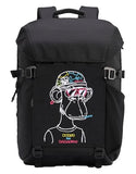 Bored in Paradise Jungle Backpack - Laptop Backpack Made of Cordura Nylon 500D, YKK Zippers, Recycled RPET Lining in Green