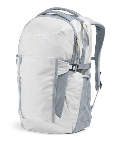 THE NORTH FACE Women's Pivoter Everyday Laptop Backpack, TNF White Metallic Mélange/Mid Grey, One Size