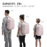 adidas Amplifier Backpack for Laptop, School and Gym, 28L, Distilled Pink/Dual Lilac Purple/Regular, OSFA