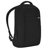 Incase ICON Lite Backpack - 16L Tech Backpack with Faux Fur 16" Laptop Compartment, Quick Access Pocket - Lightweight, Organized, 3 Zippered Pockets - Black