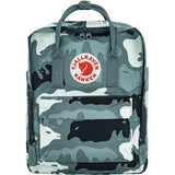 Fjällräven Kanken Graphics Backpack - Water-Resistant Exterior, Graphic Design - School, Travel, Nimbus Blue-Hidden Animals, One Size