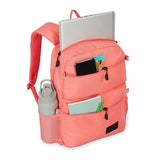 High Sierra Everclass Backpack - Travel or Work Laptop Bookbag with 360° Reflectivity, Dual Water Bottle Pockets & Fits Laptops Up To 15.6”, One Size, Sunset Coral