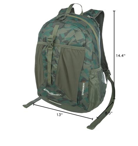 Eddie Bauer Stowaway Packable Backpack | Travel | Outdoor | Lightweight | Foldable | Durable | Ripstop Polyester | 30L - Sprig Green