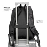 ZORFIN 26L Backpack for College, and Travel: Water Resistant Bookbag - Bow Black