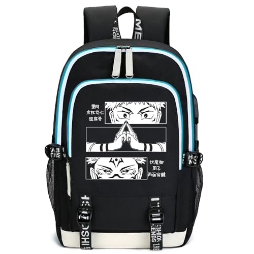 DIOMMELL Anime Backpack Canvas Capacity Manga Backpack Laptop Backpack | Backpacks4Less