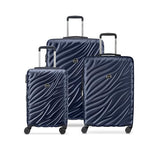 DELSEY PARIS Alexis Durable Luggage Set, Expandable & Lightweight 4-Wheel Spinners, Easy Grip handles for Smooth Journeys, TSA-Lock Incorporated, Men and Women, Navy, 3-Piece Set (21"/25"/29")