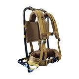ZRSCHYG Hiking/Hunting Backpack Frame, Aluminum External Frame Backpack, Lightweight & Foldable 28.7 x 14.6 x 9.8 inches (khaki)
