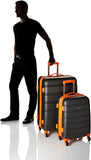 Rockland Melbourne Hardside Expandable Spinner Wheel Luggage, Charcoal, 2 Piece (20"/28")