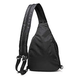 Cali Crusher Sling - 100% Smell Proof/Convertible Shoulder Pack (Black/Purple)