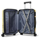 World Traveler Chariot Aviator Pup Dog Lover 20-Inch Carry-On Hardside Expandable Spinner Luggage with TSA Lock