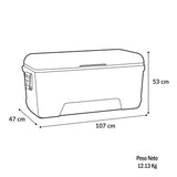 Igloo MaxCold 165 Quart Marine Cooler, White, X-Large