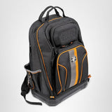 Klein Tools 62800BP Backpack Tool Bag, Tradesman Pro Extra-Large 40-Pocket Electrician Jobsite Backpack with Molded Bottom, Charging Port