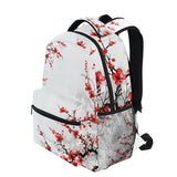 ALAZA Japanese Cherry Blossom Sakura Large Backpack for Girls Kids School Women Personalized Laptop iPad Tablet Travel School Bag with Multiple Pockets for Men Women College