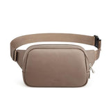 S-ZONE Leather Fanny Pack for Women RFID Blocking Waist Belt Bag Crossbody Purse