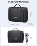 WITZMAN Carry On Travel Backpack for Men Duffle Bags Fit for 17 Inch Laptop Airline Approved Backpack and Toiletry Bag Hanging Multi-organization Bathroom Bag Water-resistant Bag