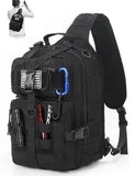 J.SH Tactical Sling Bag for Men, Military Shoulder Sling Backpack(Bag Only)