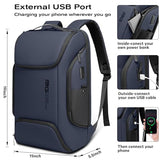 BANGE Business Laptop Smart backpack Can Hold 15.6 Inch Laptop Commute Backpack Carry on bag for men and women (Blue)