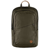 Fjällräven Raven 28 Backpack - Multi-Pocket Organization, Padded Support, Durable Fabric - Commuting, Travel, Dark Olive