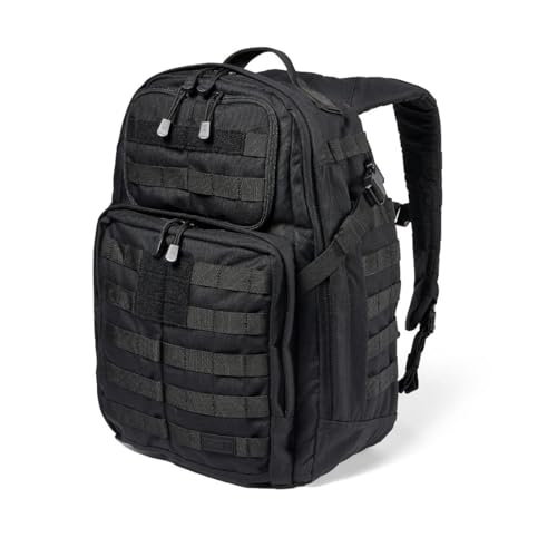 5.11 Tactical Rush 24 2.0 Tactical Backpack 37L Molle Laptop, Black