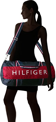 Tommy Hilfiger Men's Duffle Patriot Colorblock Duffel Bag, Core Navy, One Size US