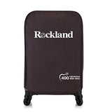 Rockland Barcelona Hardside 9-Piece Travel Gear Luggage Set, Silver, 3-Piece Set (22/24/28) (CF186-SILVER)
