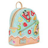 Loungefly Disney: Mickey and Minnie - Adjustable Shoulder Straps - Beach Fun Mini Backpack - Great for Kids & Adults - Collectible Bags
