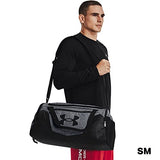Under Armour Unisex-Adult Undeniable 5.0 Duffle, Pitch Gray Medium Heather (012)/Black, Small